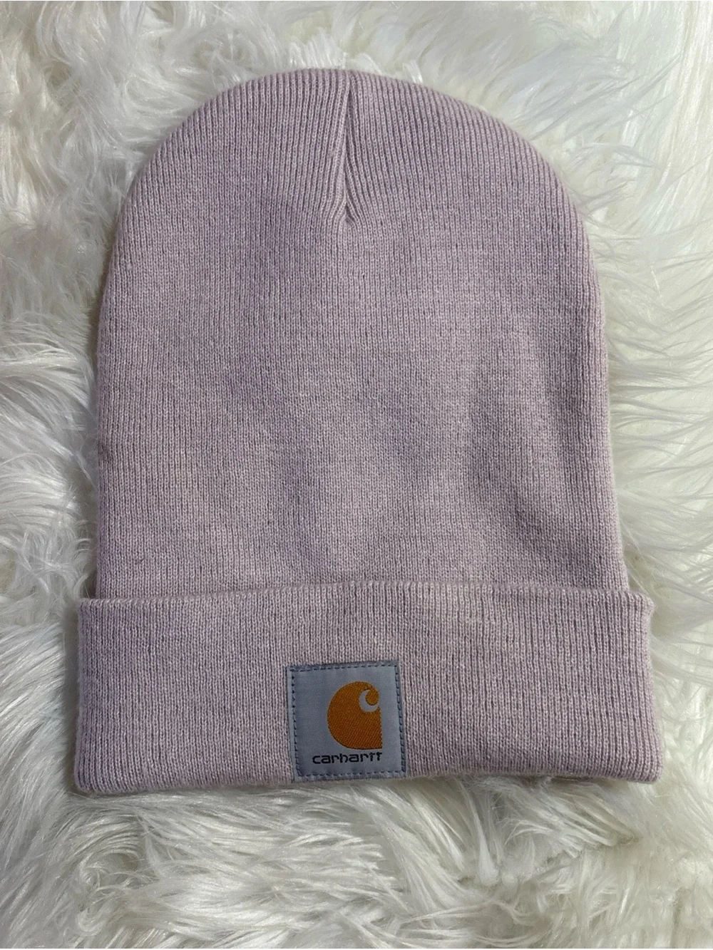 Carhartt Fold-Over Beanie - Light Lavender